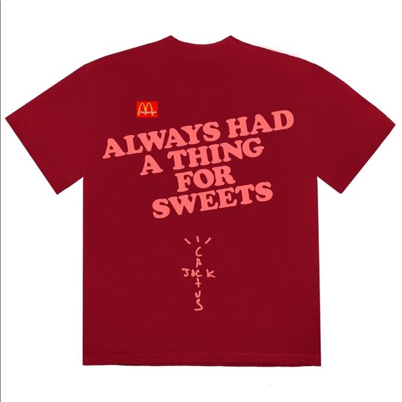 Cactus Jack X McDonalds Collaboration T-Shirt - Apple Pie - 2XL
